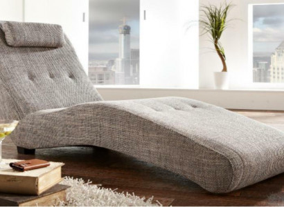 Chaiselongue Relaxliege Loungesofa Chesterfield Couch Sofa Liege Textil